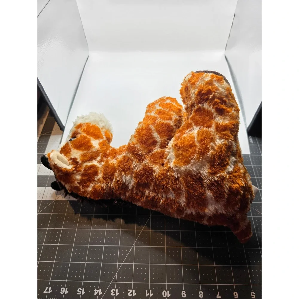 Aurora Giraffe Plush Brown Spotted Stuffed Animal 8x12in